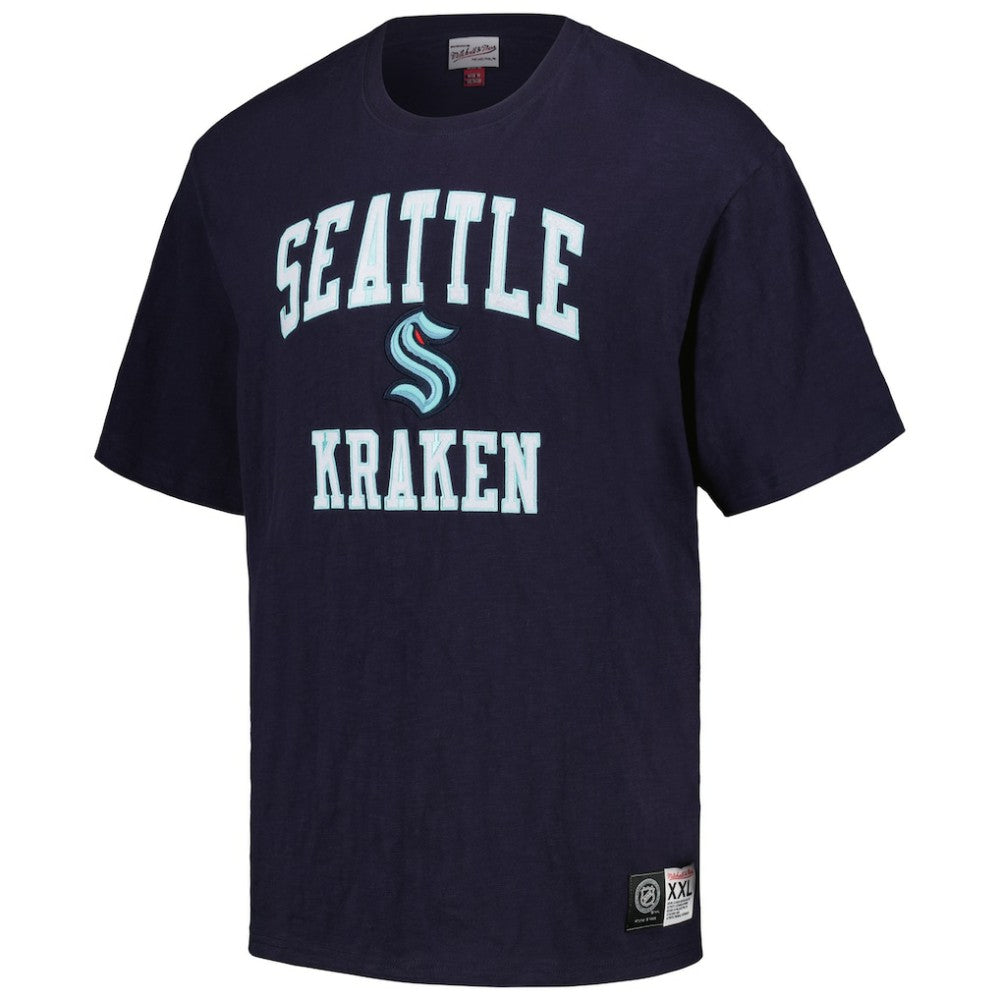 Seattle Kraken Mitchell & Ness Legendary Slub T-Shirt Deep Sea Blue