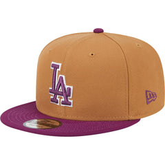 Los Angeles Dodgers New Era Color Pack Two-Tone 9FIFTY Snapback Hat Lifestyle