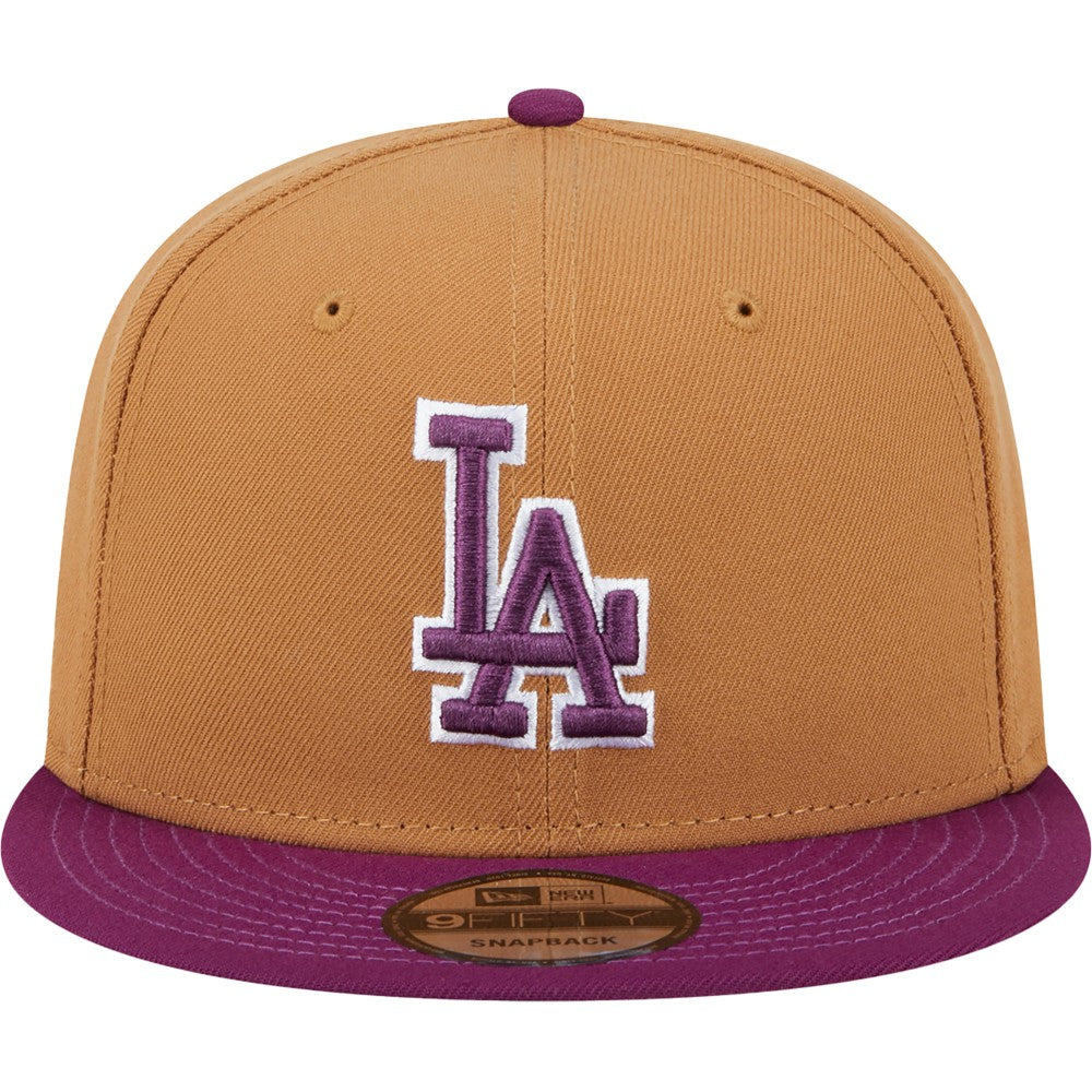 Los Angeles Dodgers New Era Color Pack Two-Tone 9FIFTY Snapback Hat Lifestyle