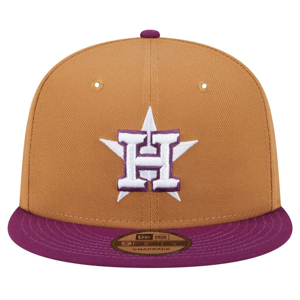 Houston Astros New Era Color Pack Two-Tone 9FIFTY Snapback Hat Lifestyle