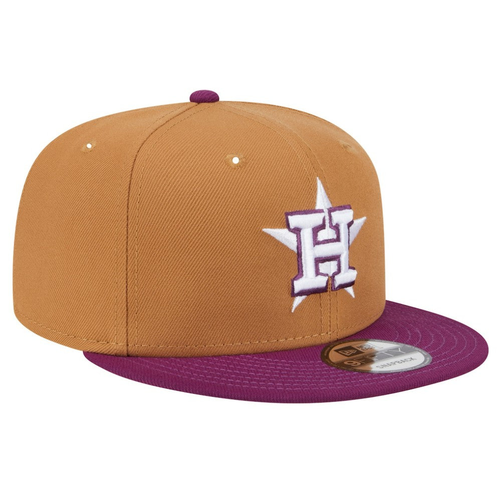 Houston Astros New Era Color Pack Two-Tone 9FIFTY Snapback Hat Lifestyle