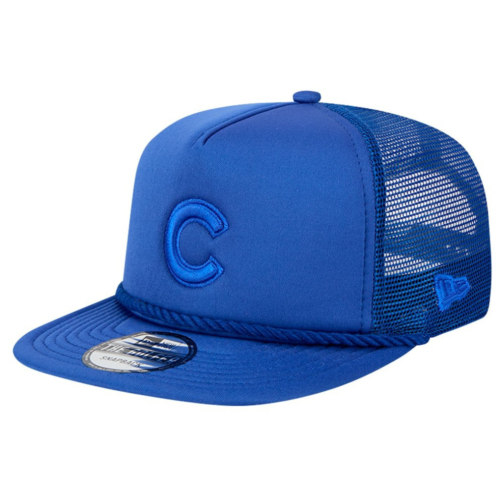 Chicago Cubs New Era Tone Foam Meshback Golfer Snapback Hat Clearance