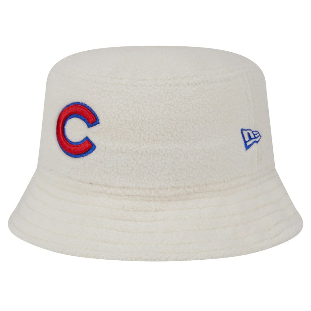 Chicago Cubs New Era Women's Chrome Cozy Bucket Hat Clearance
