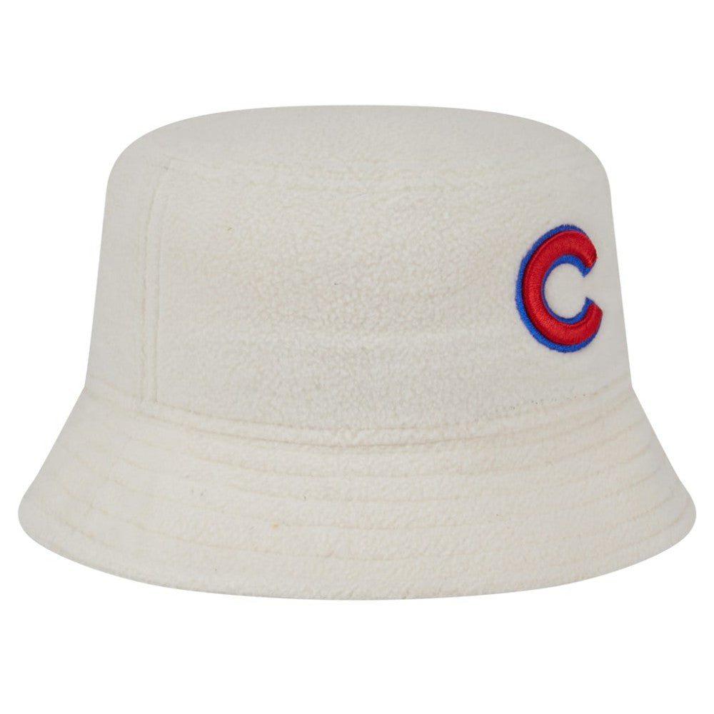 Chicago Cubs New Era Women's Chrome Cozy Bucket Hat Clearance