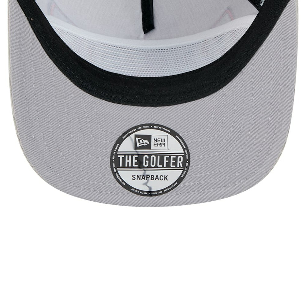 New Era Boston Red Sox Gray Corduroy Golfer Snapback Hat Lifestyle