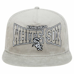 New Era Chicago White Sox Gray Corduroy Golfer Snapback Hat for sale