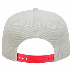 New Era Cincinnati Reds Gray Corduroy Golfer Snapback Hat for sale