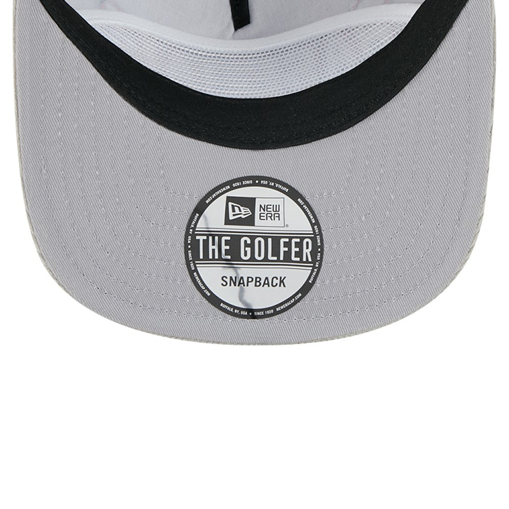 New Era Los Angeles Angels Gray Corduroy Golfer Snapback Hat Lifestyle