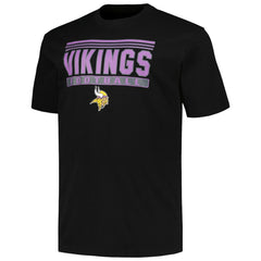 Minnesota Vikings Big & Tall Pop T-Shirt Black - Fanatics
