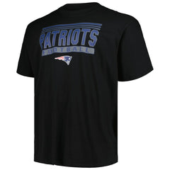 New England Patriots Big & Tall Pop T-Shirt Black - Fanatics
