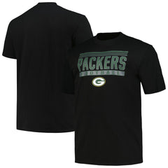 Green Bay Packers Big & Tall Pop T-Shirt Black - Fanatics