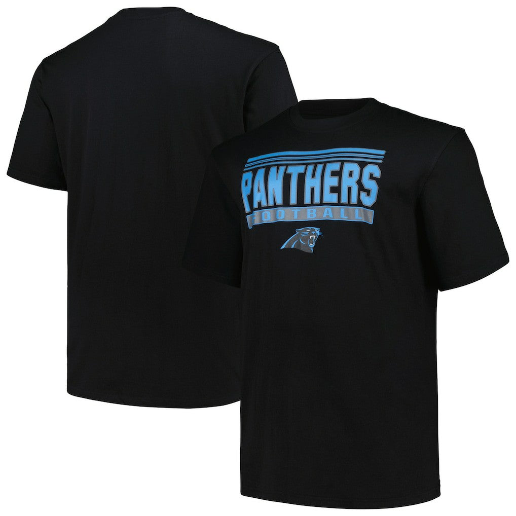 Carolina Panthers Big & Tall Pop T-Shirt Black - Fanatics