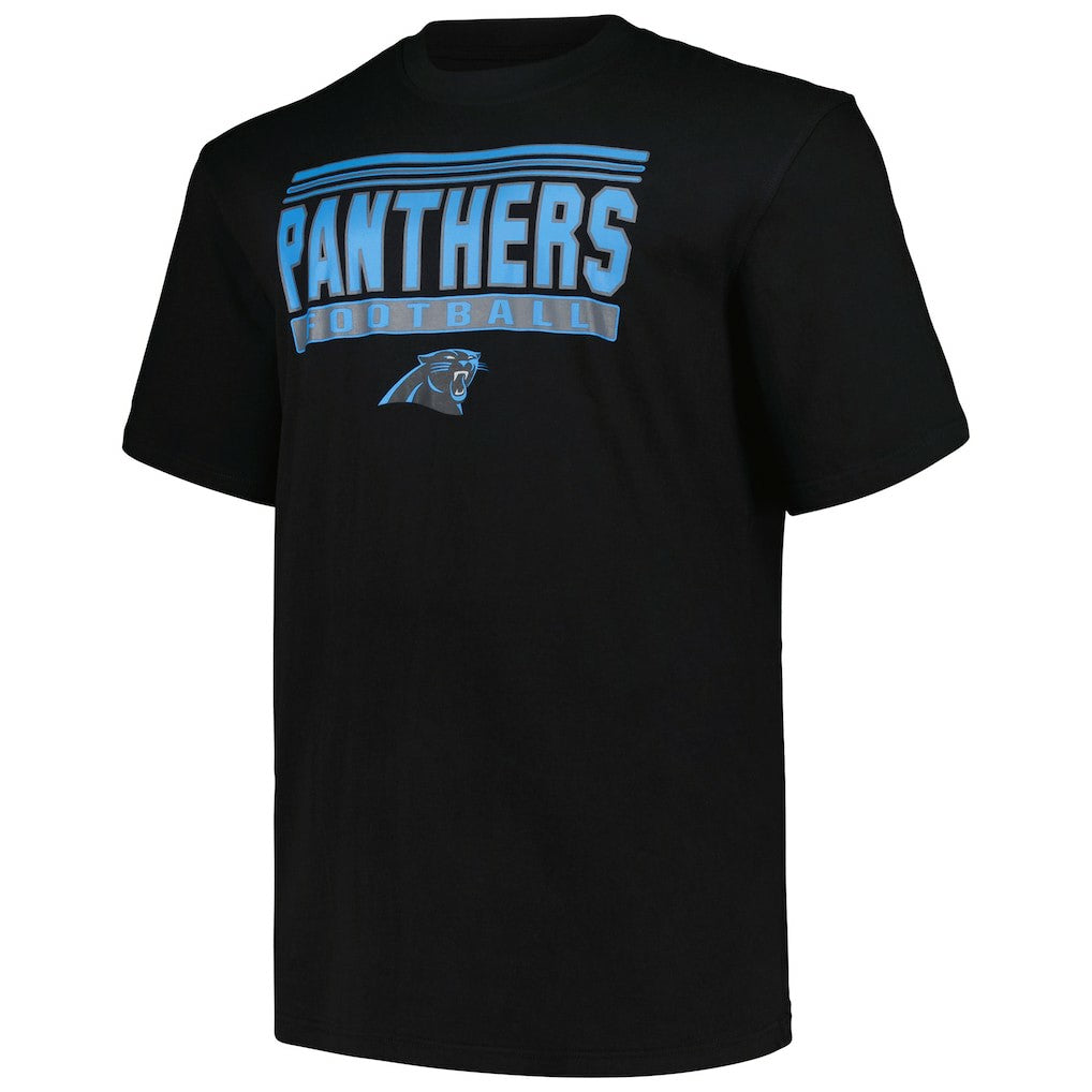 Carolina Panthers Big & Tall Pop T-Shirt Black - Fanatics