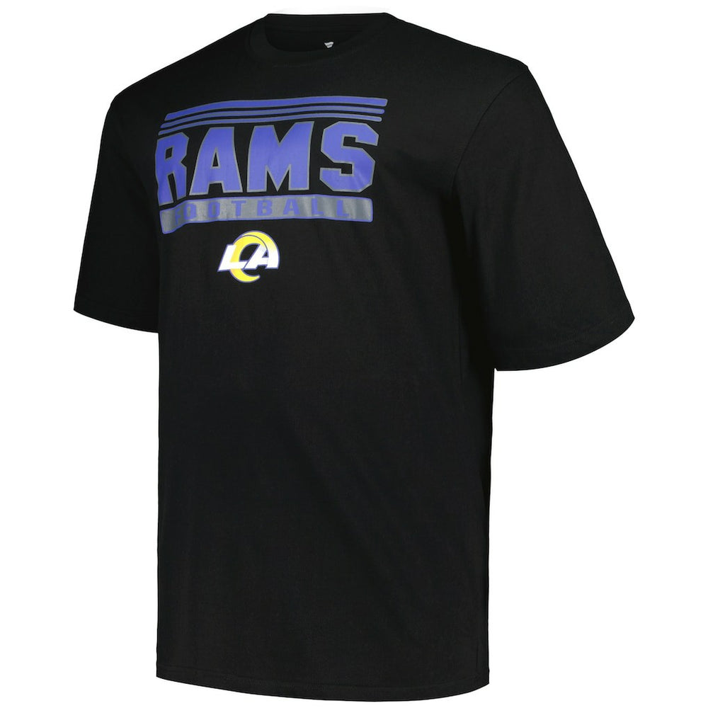 Los Angeles Rams Big & Tall Pop T-Shirt Black - Fanatics