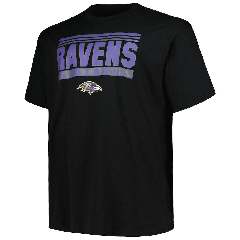 Baltimore Ravens Big & Tall Pop T-Shirt Black - Fanatics