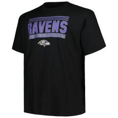 Baltimore Ravens Big & Tall Pop T-Shirt Black - Fanatics