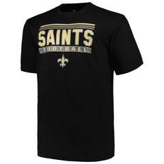 New Orleans Saints Big & Tall Pop T-Shirt Black - Fanatics