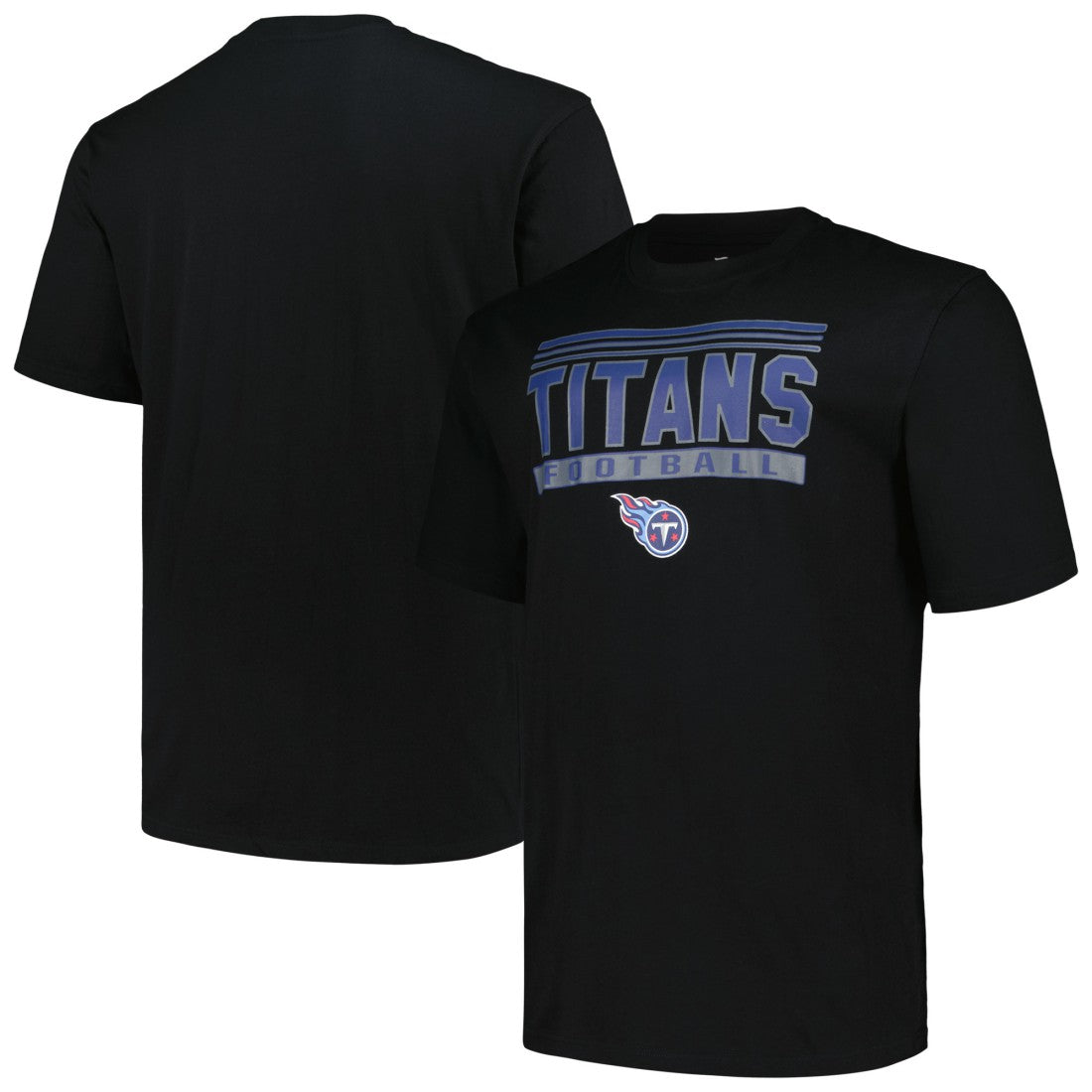 Tennessee Titans Big & Tall Pop T-Shirt Black - Fanatics