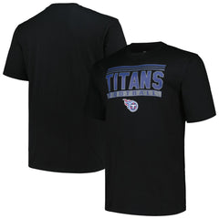 Tennessee Titans Big & Tall Pop T-Shirt Black - Fanatics