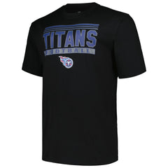 Tennessee Titans Big & Tall Pop T-Shirt Black - Fanatics