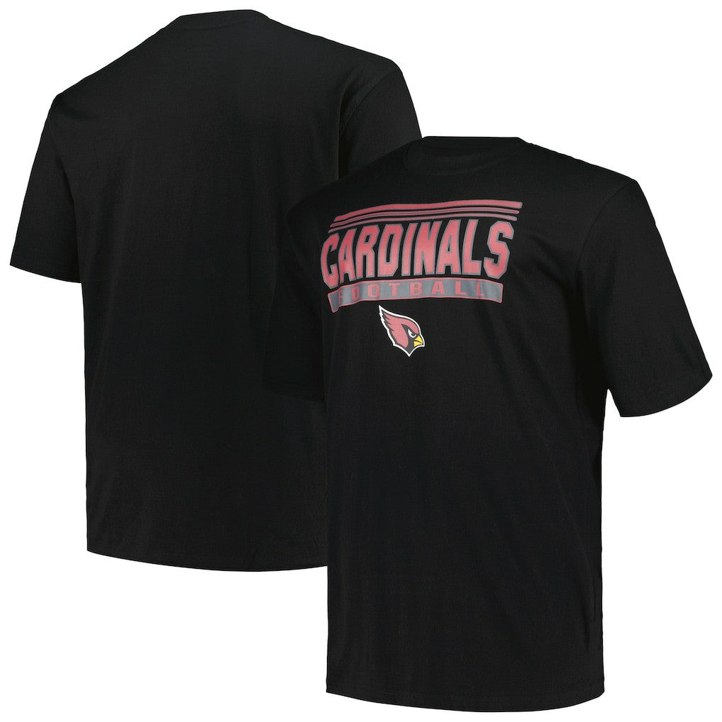 Arizona Cardinals Big & Tall Pop T-Shirt Black - Fanatics