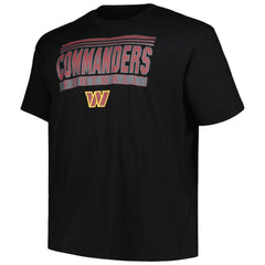 Washington Commanders Big & Tall Pop T-Shirt Black - Fanatics