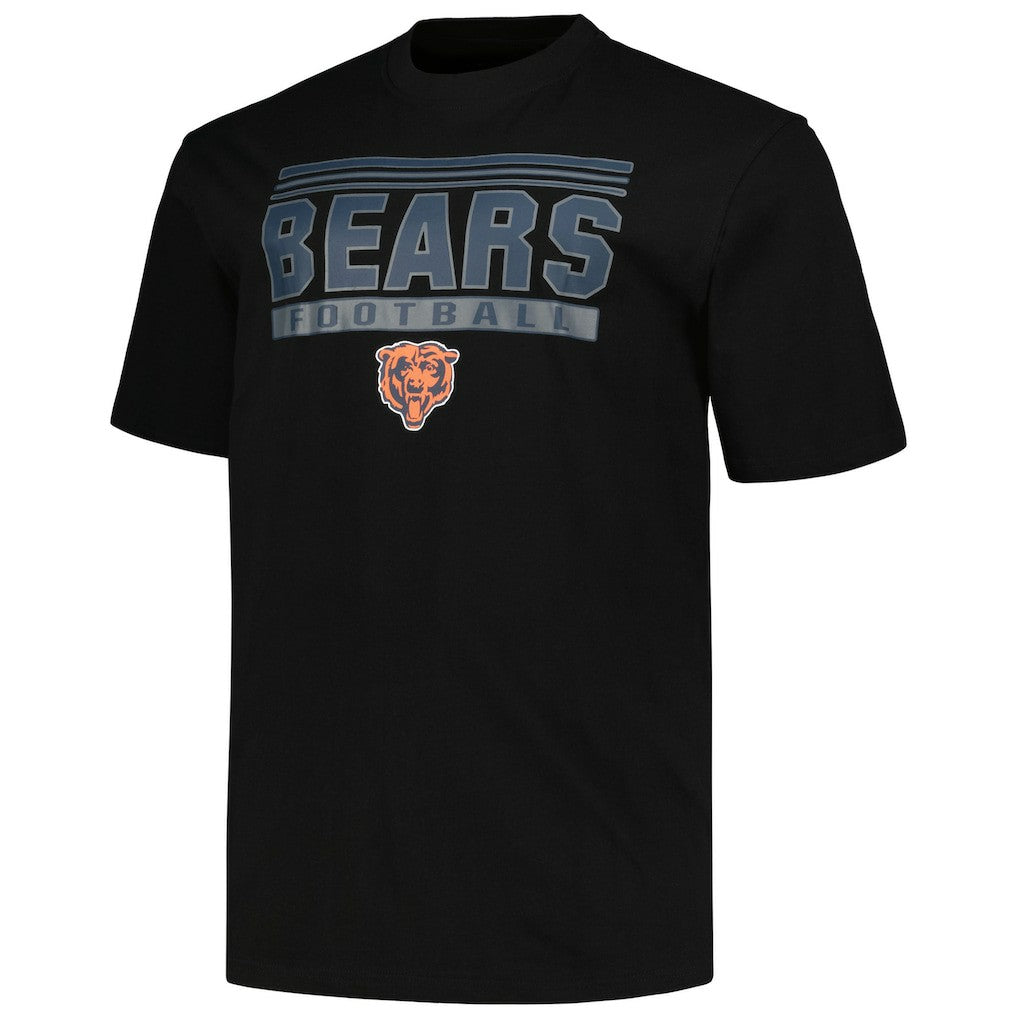 Chicago Bears Big & Tall Pop T-Shirt Black - Fanatics