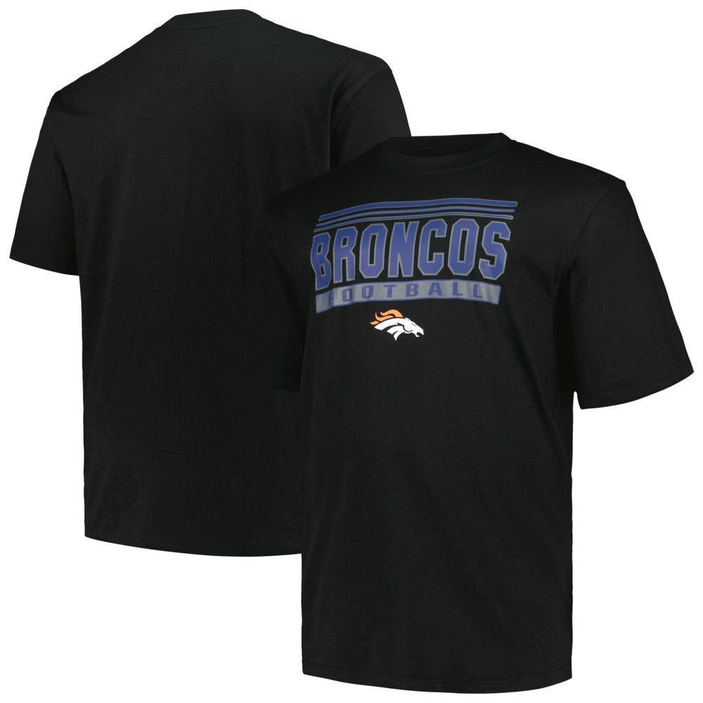 Denver Broncos Big & Tall Pop T-Shirt Black - Fanatics
