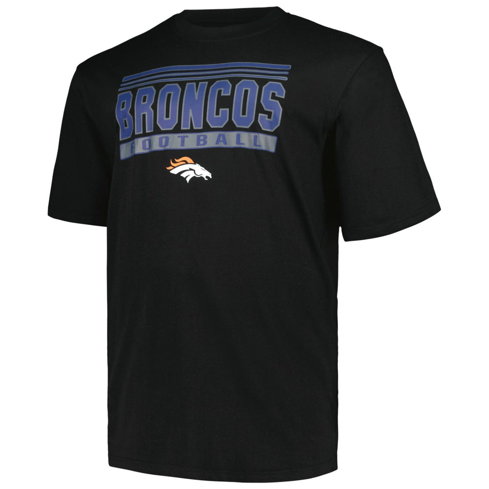 Denver Broncos Big & Tall Pop T-Shirt Black - Fanatics