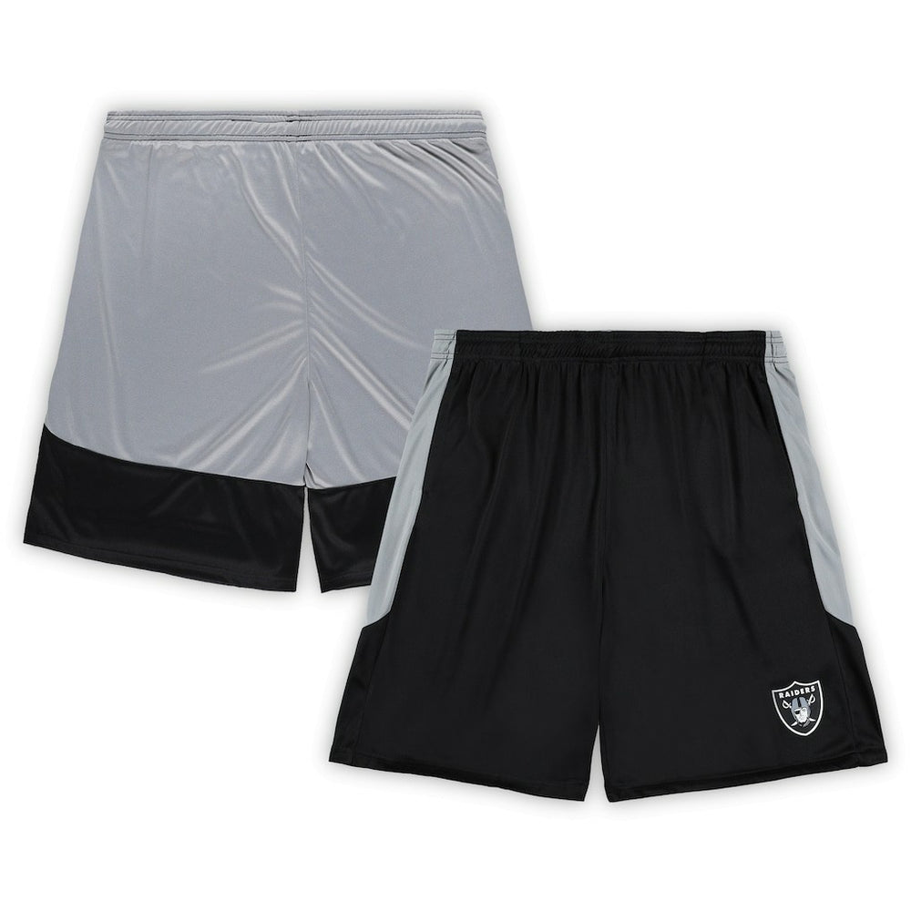 Las Vegas Raiders Big & Tall Team Logo Shorts Black - Fanatics