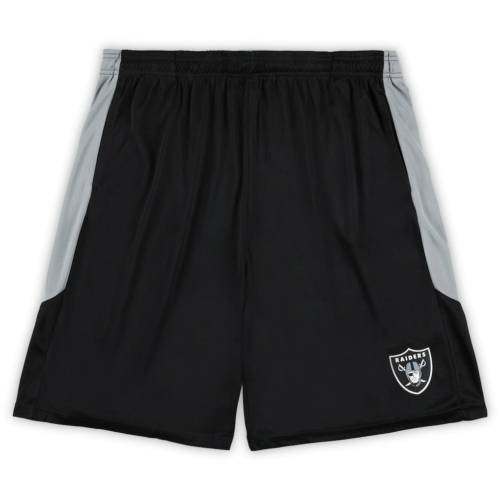 Las Vegas Raiders Big & Tall Team Logo Shorts Black - Fanatics