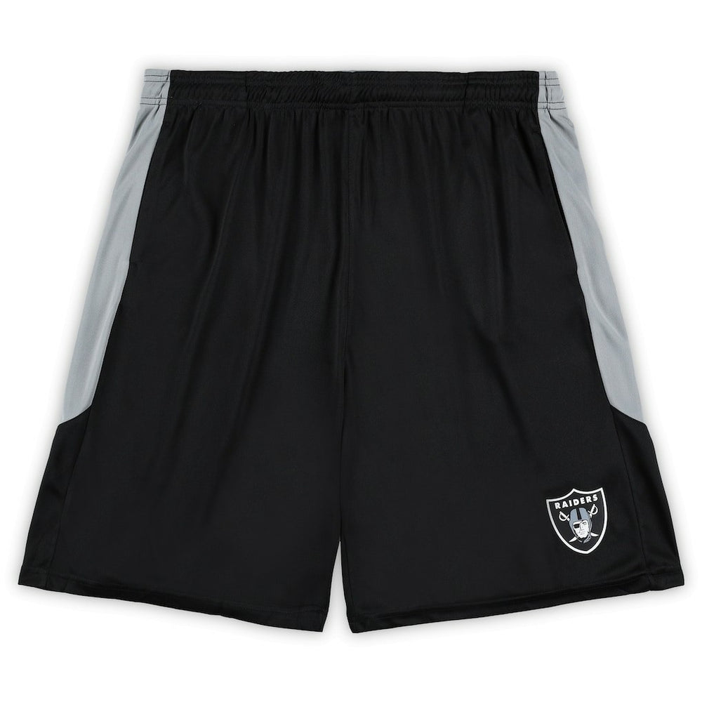 Las Vegas Raiders Big & Tall Team Logo Shorts Black - Fanatics