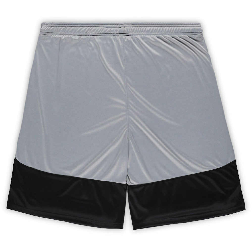 Pittsburgh Steelers Big & Tall Team Logo Shorts Black - Fanatics