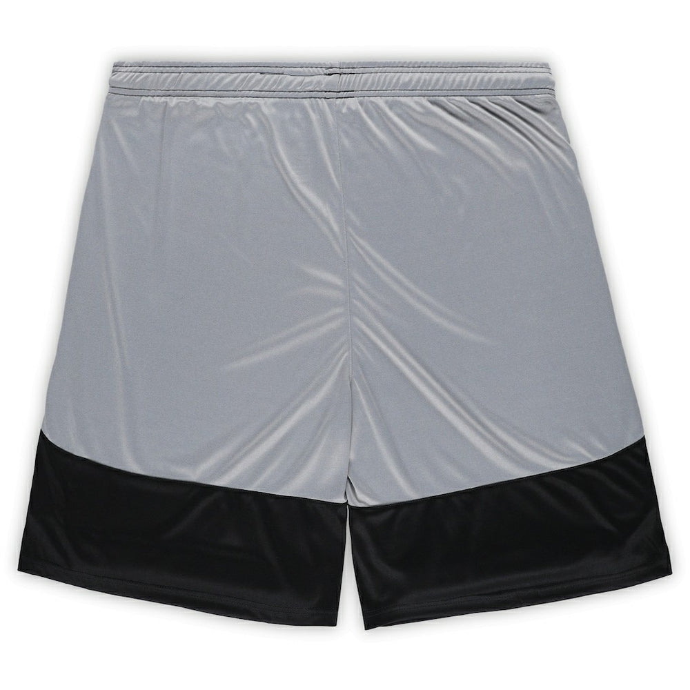 Pittsburgh Steelers Big & Tall Team Logo Shorts Black - Fanatics