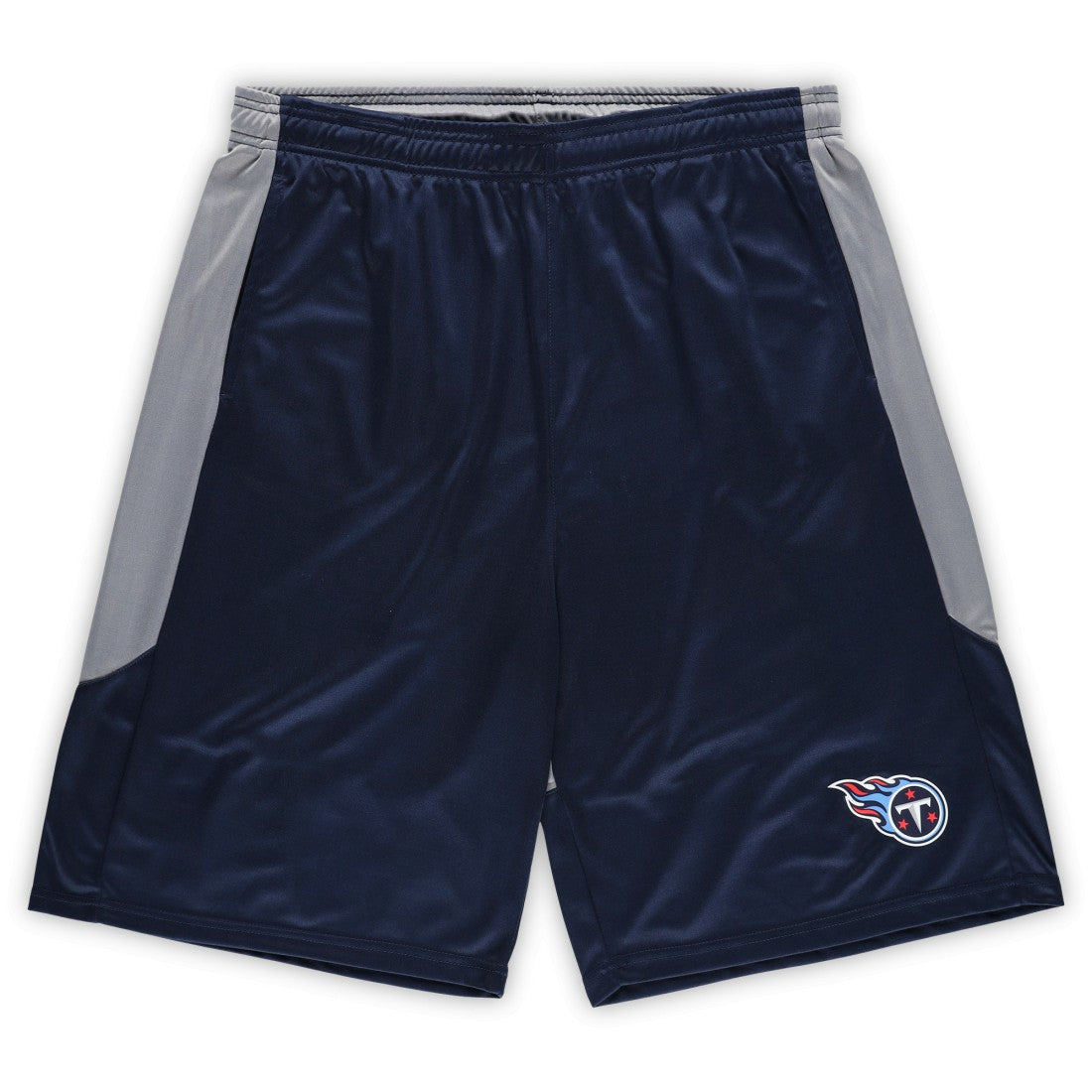 Tennessee Titans Big & Tall Team Logo Shorts Navy - Fanatics