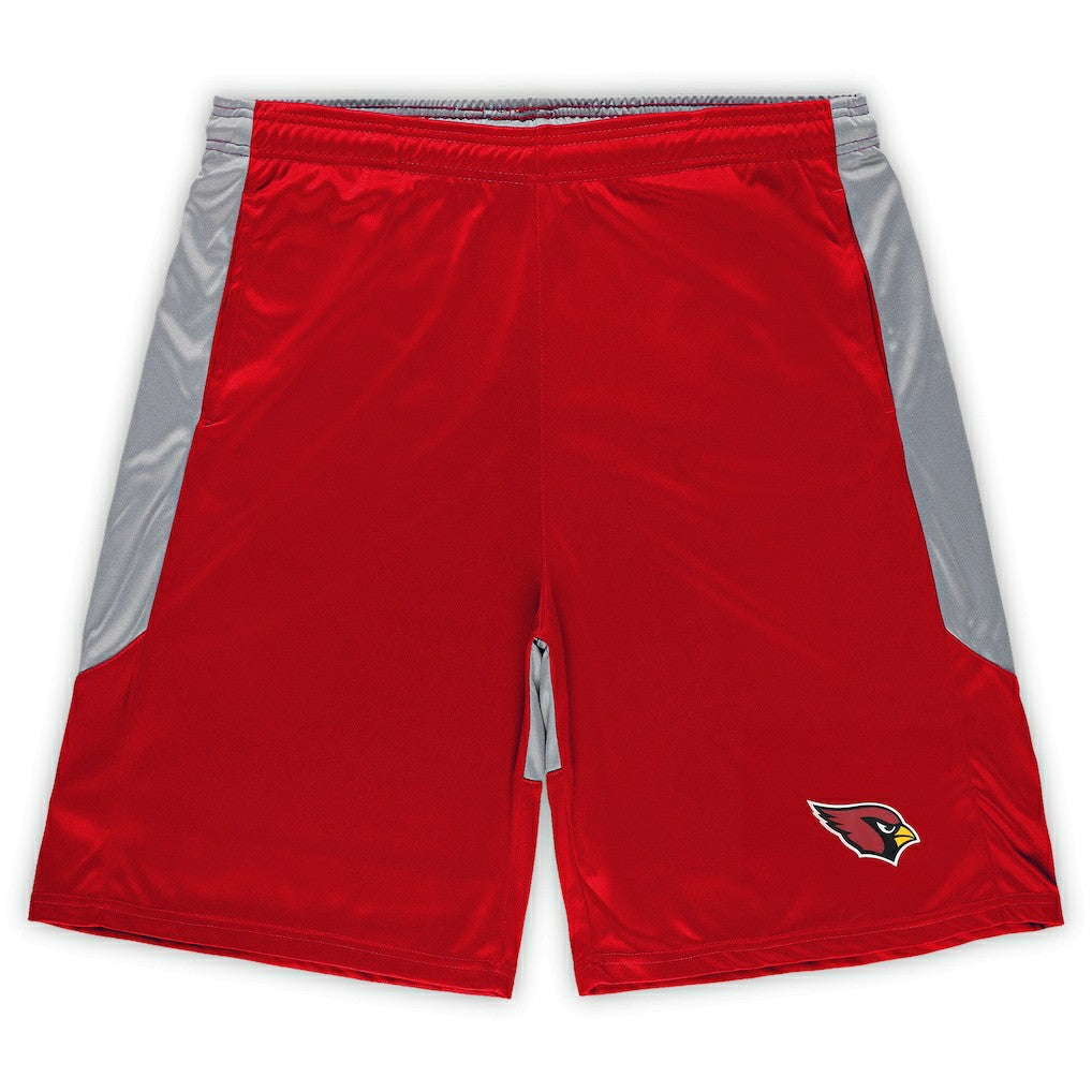 Arizona Cardinals Big & Tall Team Logo Shorts Cardinal - Fanatics