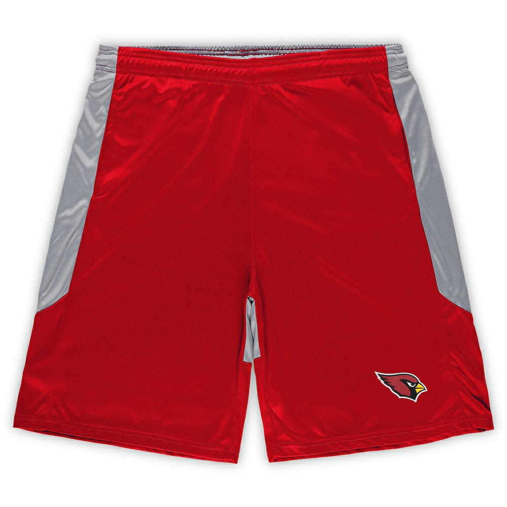 Arizona Cardinals Big & Tall Team Logo Shorts Cardinal - Fanatics