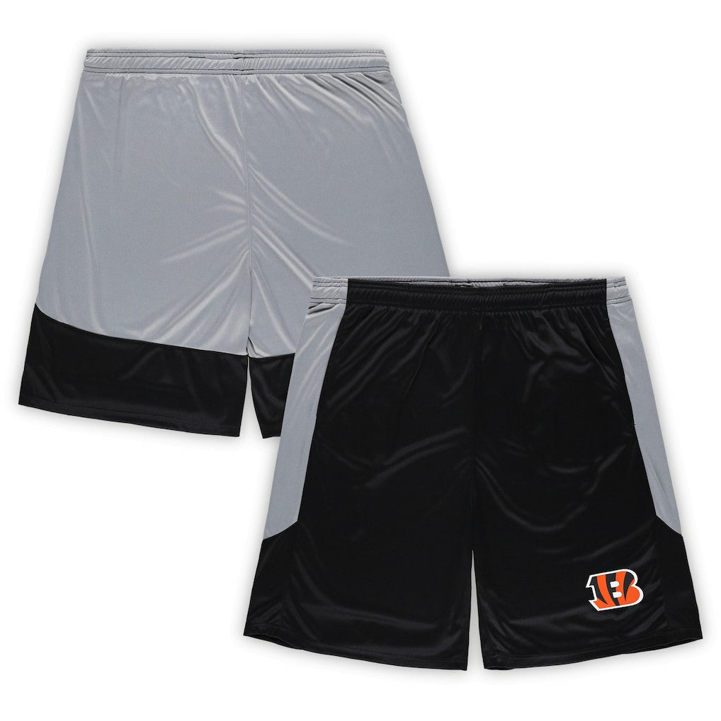 Cincinnati Bengals Big & Tall Team Logo Shorts Black - Fanatics