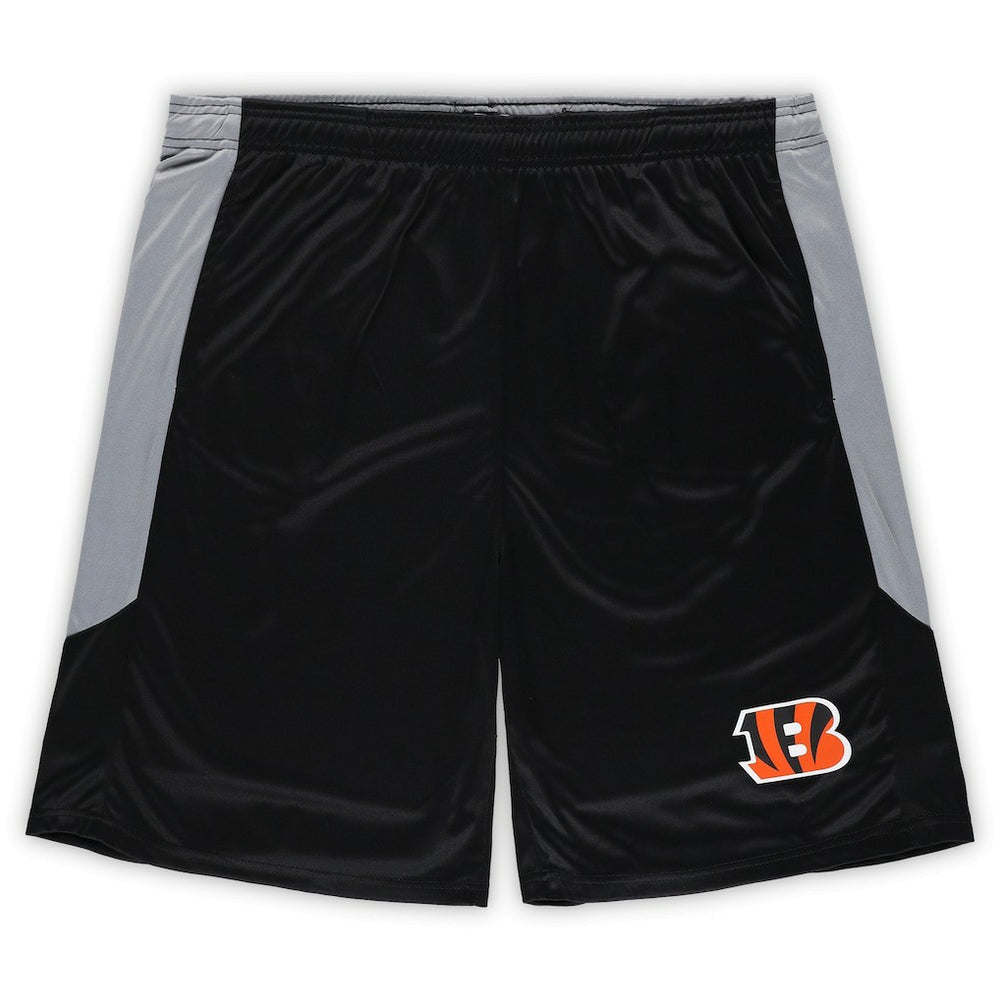 Cincinnati Bengals Big & Tall Team Logo Shorts Black - Fanatics