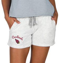 Arizona Cardinals Concepts Sport Women's Mainstream Terry Lounge Shorts Oatmeal - NFL