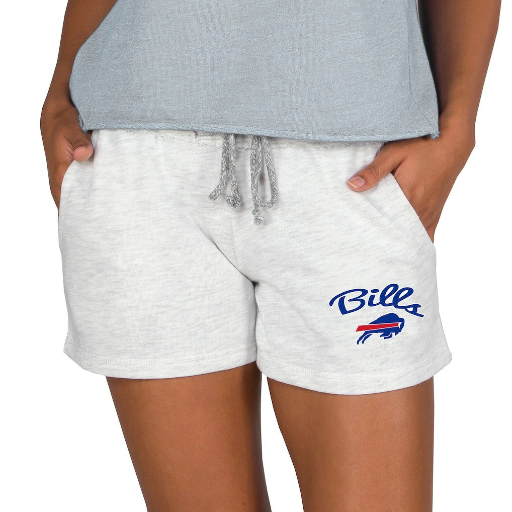 Buffalo Bills Concepts Sport Women's Mainstream Terry Lounge Shorts Oatmeal - NFL
