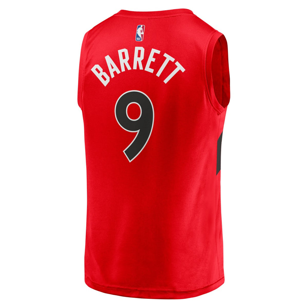 Fanatics - RJ Barrett Toronto Raptors Fast Break Player Jersey - Icon Edition - Red