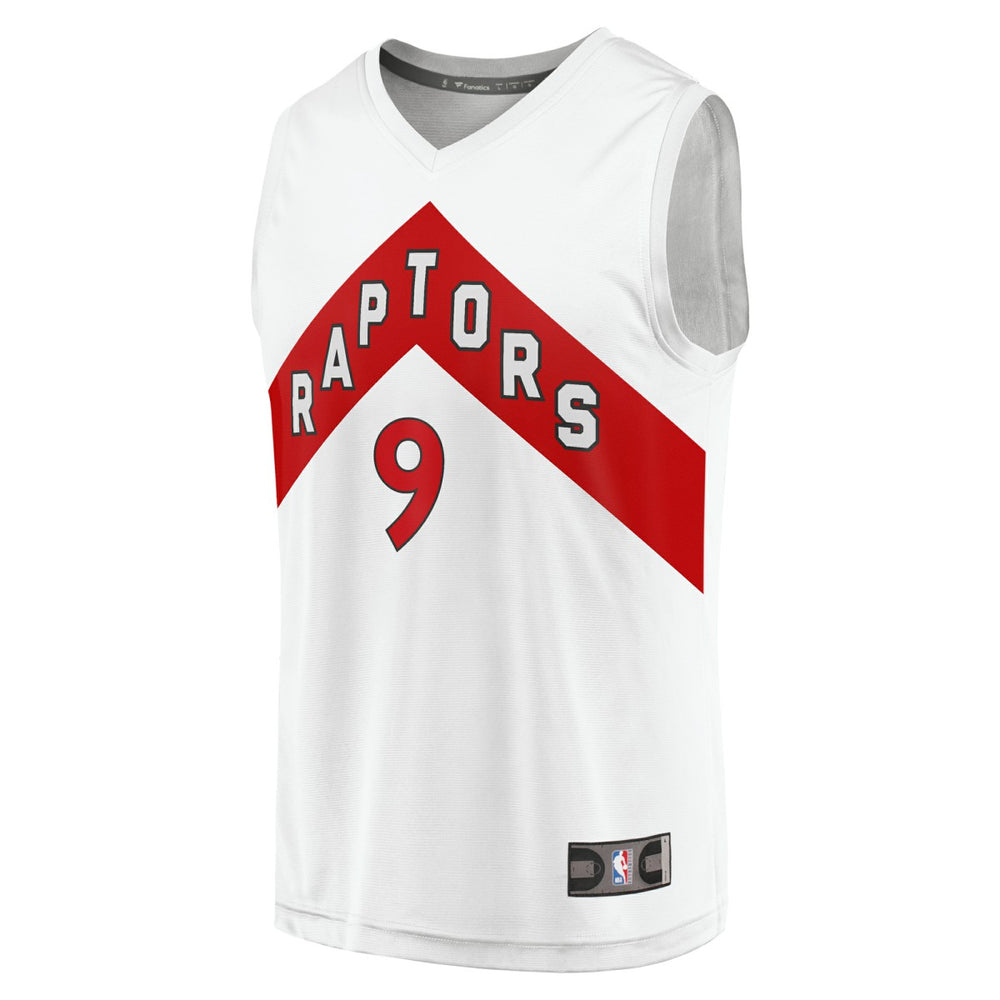 Fanatics - RJ Barrett Toronto Raptors Youth Fast Break Player Jersey - Association Edition - White