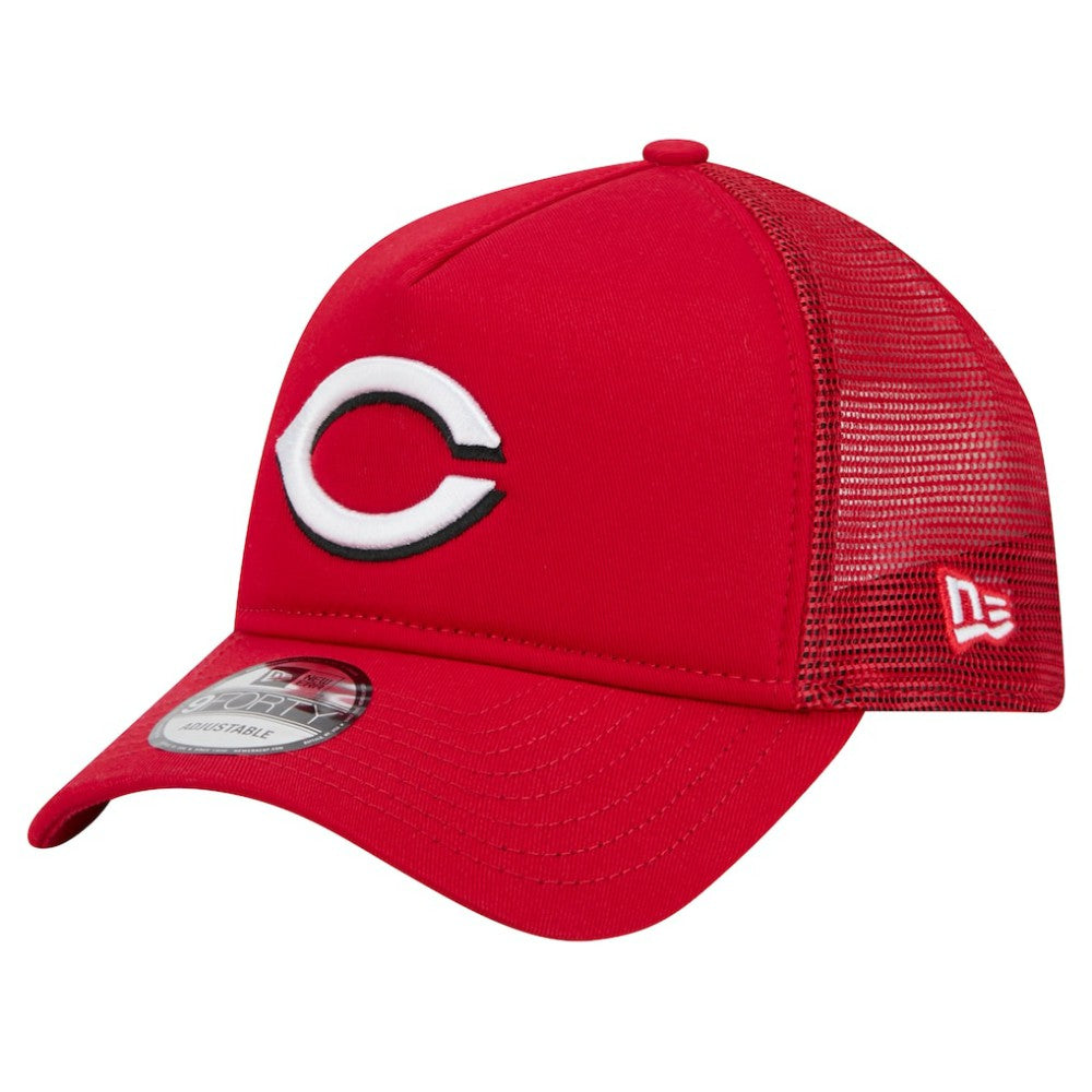Cincinnati Reds New Era 9FORTY A-Frame Trucker Adjustable Hat for sale