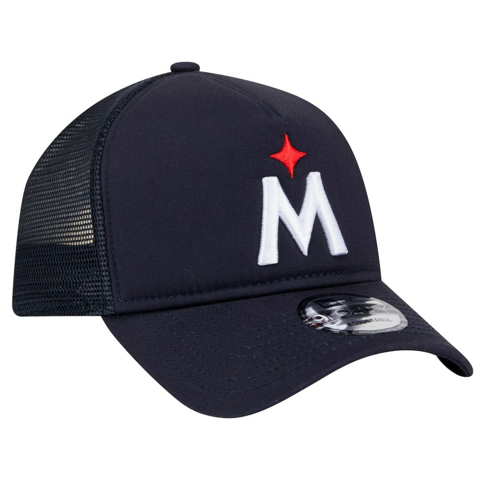 Minnesota Twins New Era 9FORTY A-Frame Trucker Adjustable Hat Online