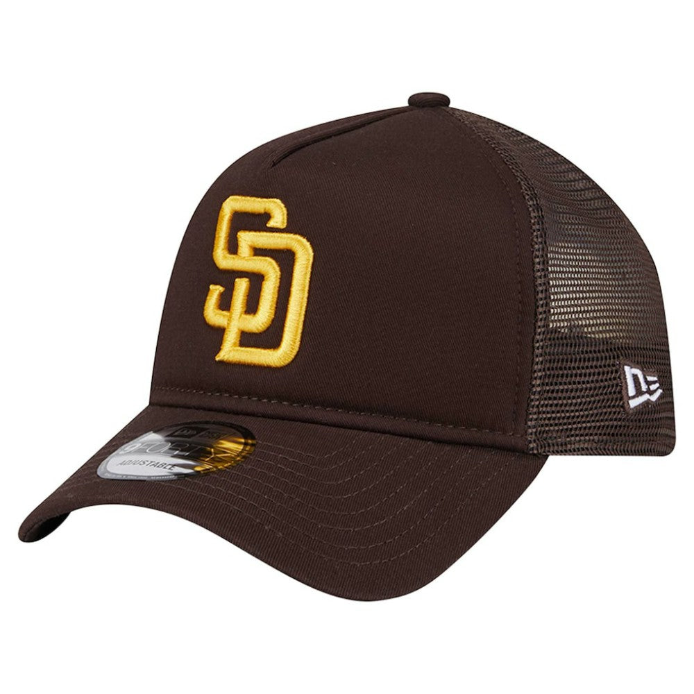 San Diego Padres New Era 9FORTY A-Frame Trucker Adjustable Hat Near Me