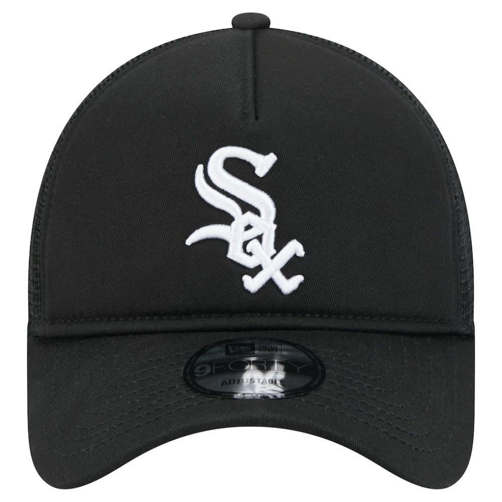 Chicago White Sox New Era 9FORTY A-Frame Trucker Adjustable Hat On Sale