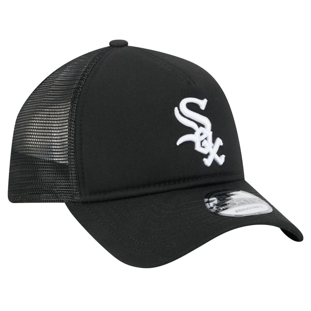 Chicago White Sox New Era 9FORTY A-Frame Trucker Adjustable Hat On Sale