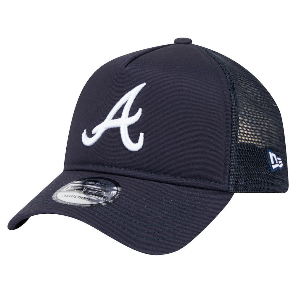 Atlanta Braves New Era 9FORTY A-Frame Trucker Adjustable Hat Online
