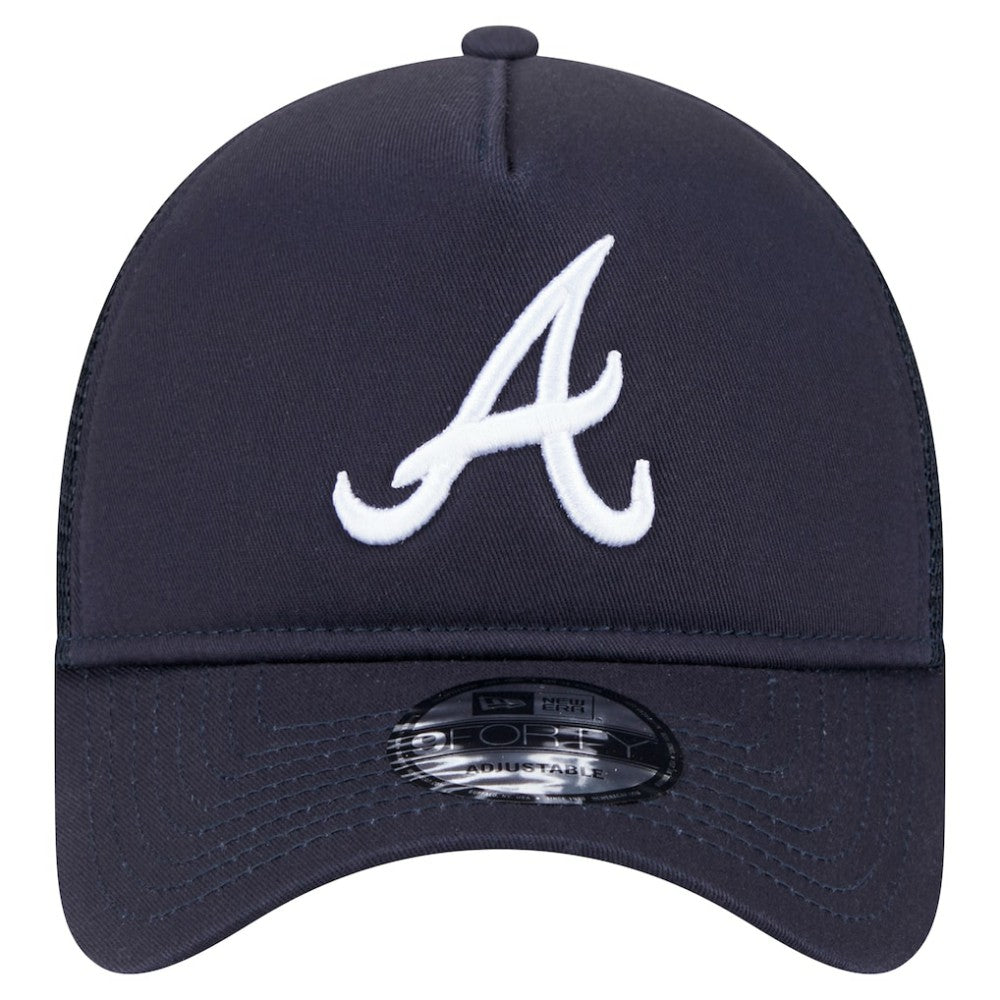 Atlanta Braves New Era 9FORTY A-Frame Trucker Adjustable Hat Online